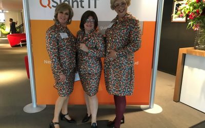 De Dames in actie tijdens congres