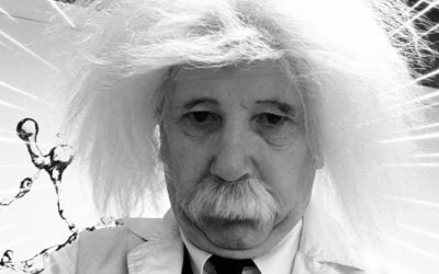 Albert Einstein op klantendag Aboma